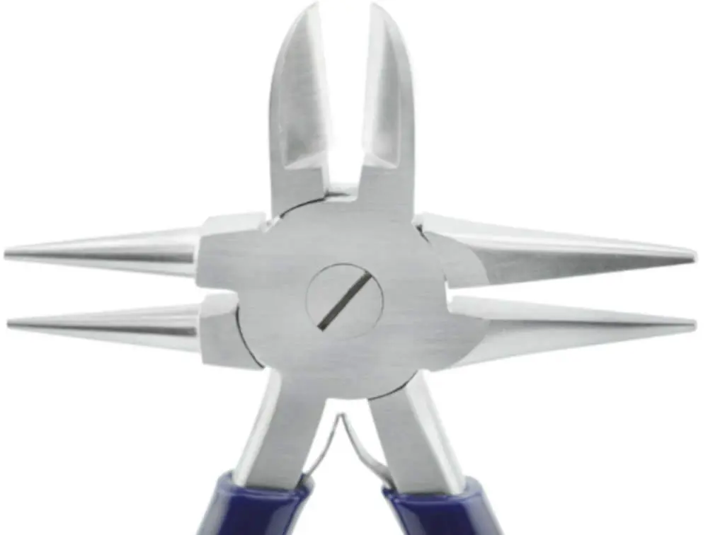 Precision Gear Multi-Pliers Set for Crafts and Repairs: Round Nose, Chain Nose & Semi-Flush Cutter