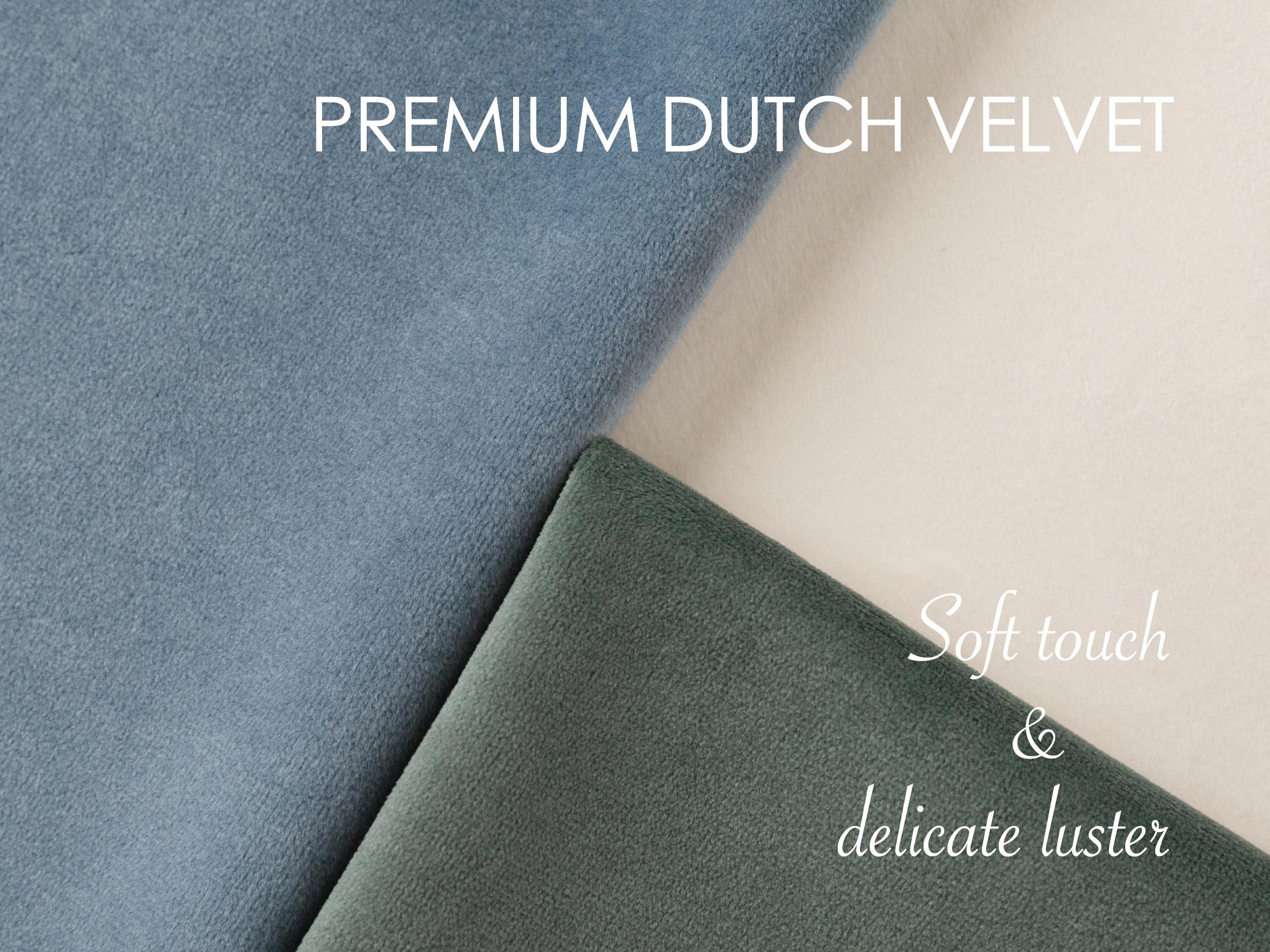 Vitalizart Velvet Ribbon Dusty Green Blue 3/8" x 15 Yd Fabric Trim 3 Rolls * 5 Yd for Christmas Wreath Decoration Craft Ornaments Gift Wrapping Bows