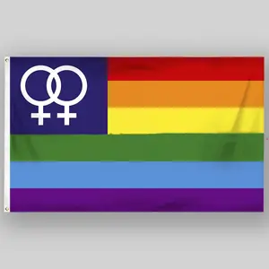 Lesbian Pride Rainbow Flag