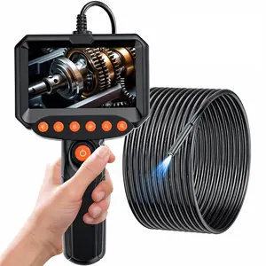 Men's Gift Endoscope Camera with Lights, 1920p HD Inspection Tool, 8 Adjustable LED Lights, Semi-Rigid Snake Camera, Ip67 Waterproof