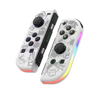 Switch Game Controller, Wireless L/r Controller for Switch/lite/oled, Dual Vibration, Cool Replacement, Wake-Up Button, Retro Accessory