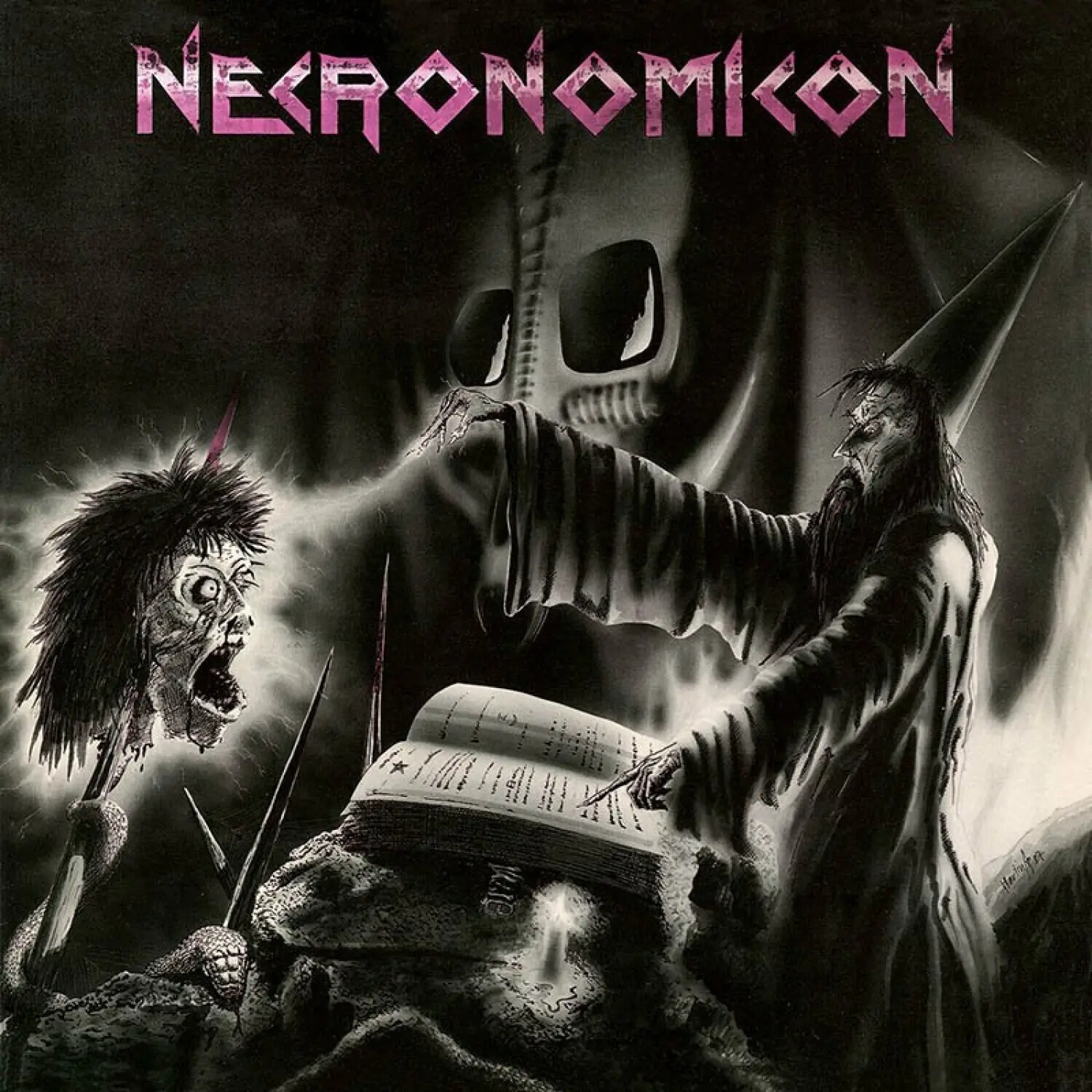 Necronomicon - Apocalyptic Nightmare - Splatter  [VINYL RECORD - LP] Colored Vinyl