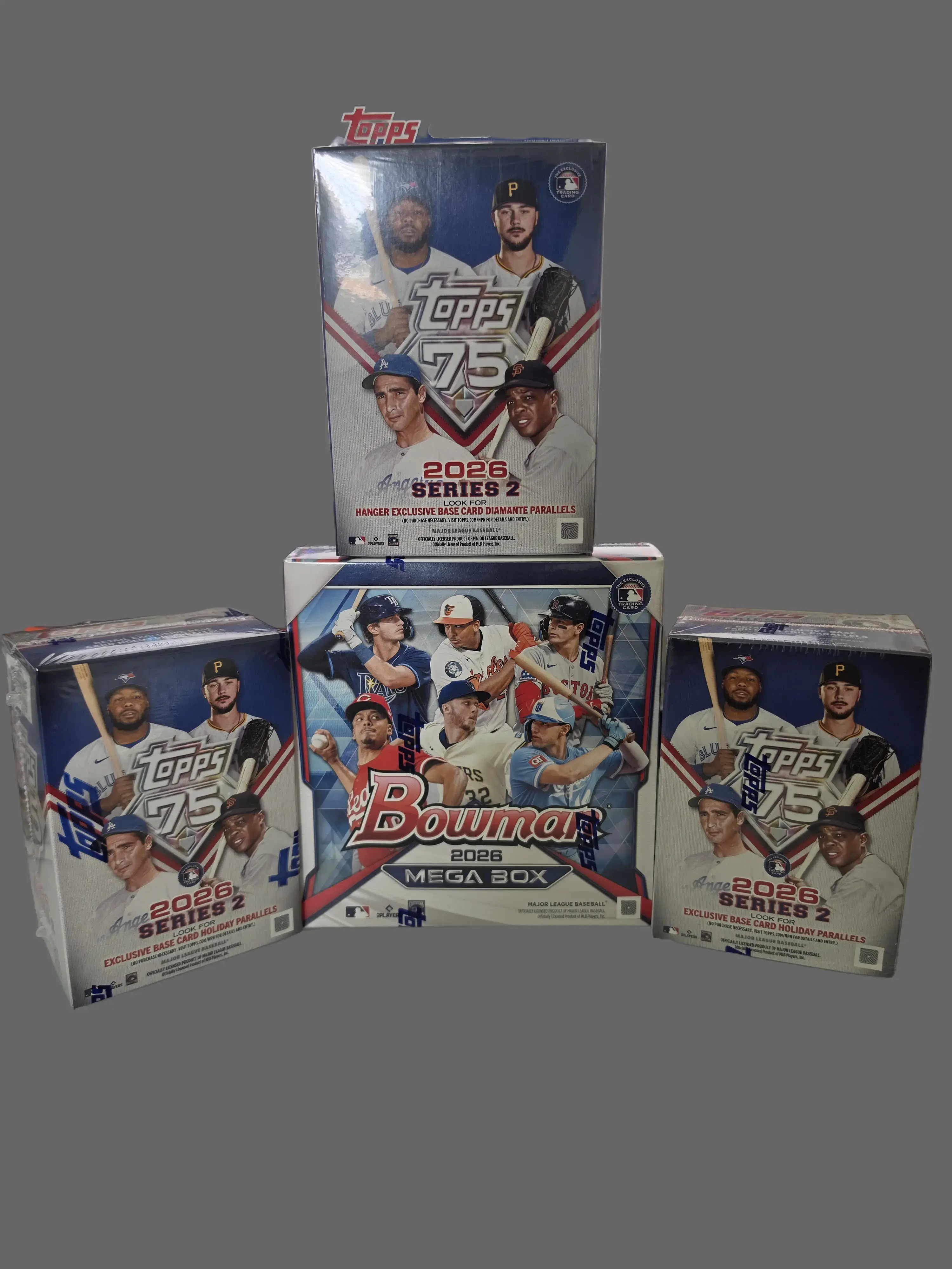 Mix Baseball Bowman, 2 Topps 75 Blaster, Topps 75 Hanger Break Pick Your Own Team(PYT)