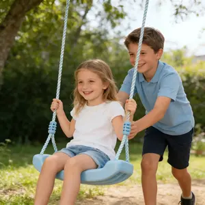 Swing Playground Equipment Accessories Seat Board Outdoor Indoor Swings, Durable & Safe Playset for Kids,  Disc Swing, Tree Swing Set Accessories, Swurfer swing Rope Swing, Durable Garden Play Equipment, Perfect for Backyard Fun