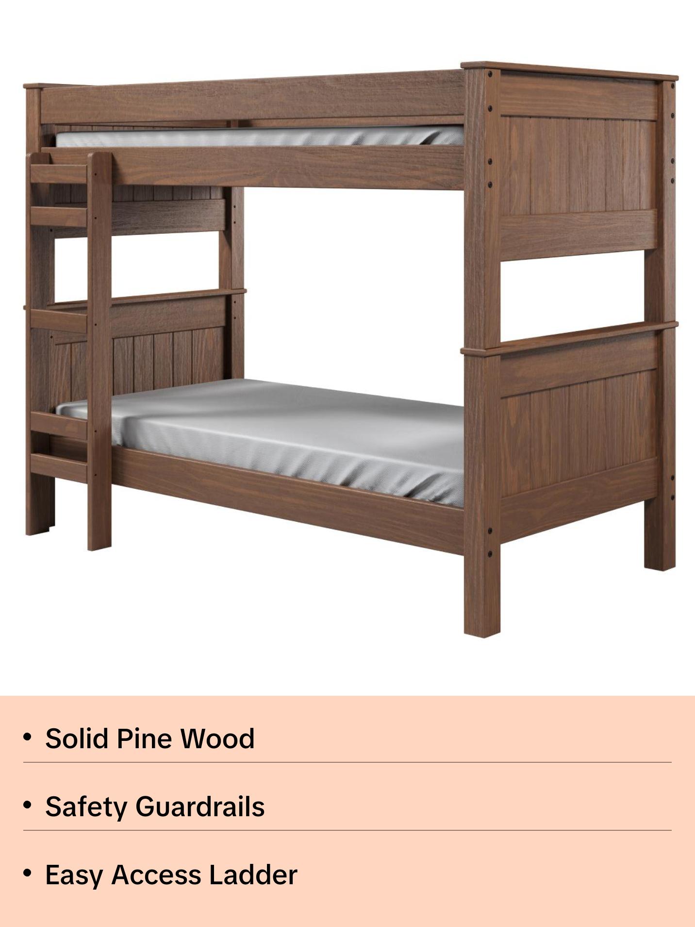 Double Twin Stackable Post Bunk Bed Double Twin Stackable Post Bunk Bed