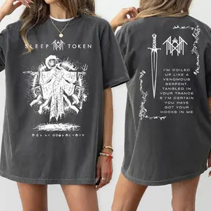 Sleep Token Comfort Colors Shirt, Vintage Rock Band Tee, Soft Washed Cotton Unisex Music T-Shirt, Streetwear for Men & Women