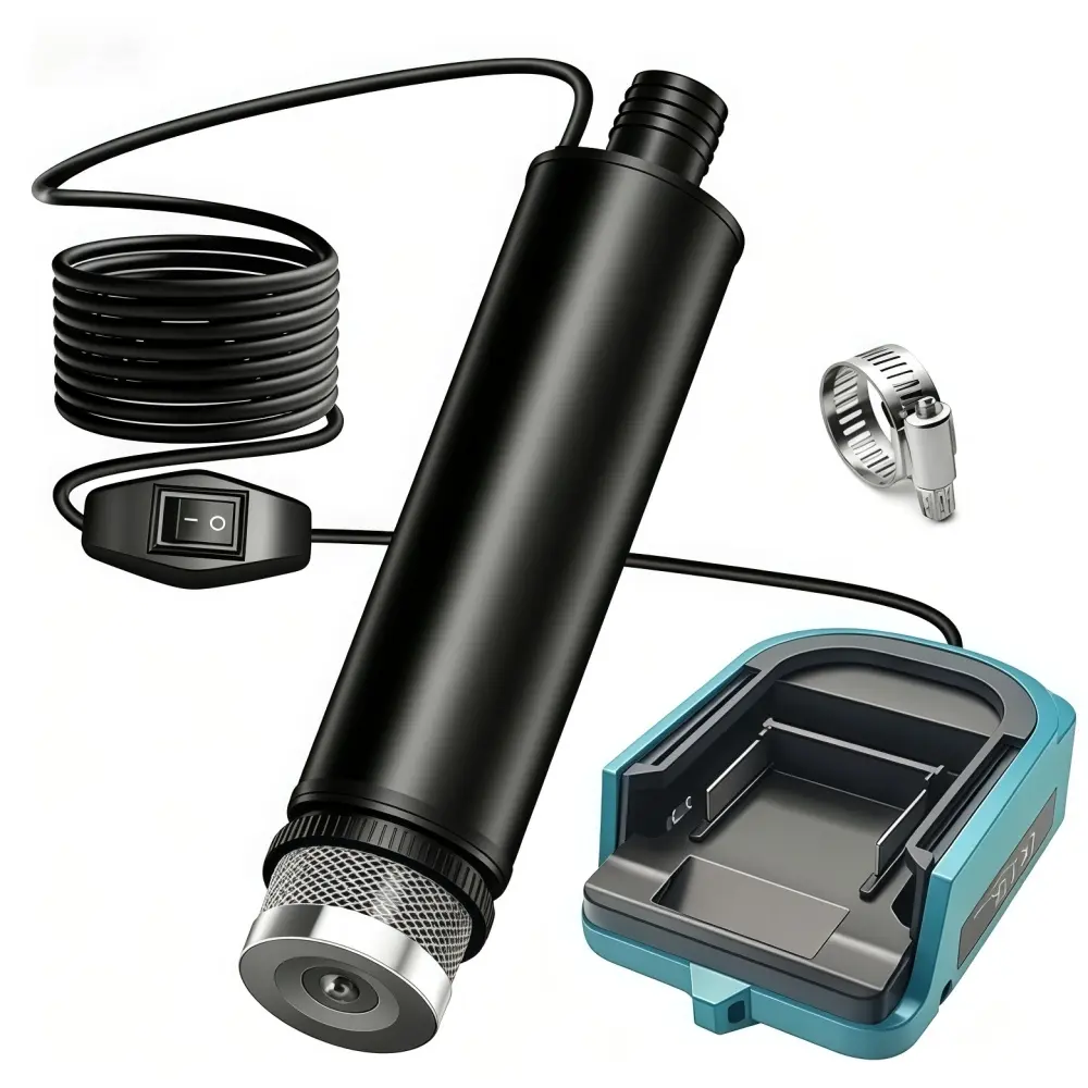 1 Pack Makita 18V Battery-Compatible 500GPH Water Flow Transfer Pump (Tool Only) - Integrated Sediment Filter, Improves Drainage Efficiency for Pool, Pond Drainage