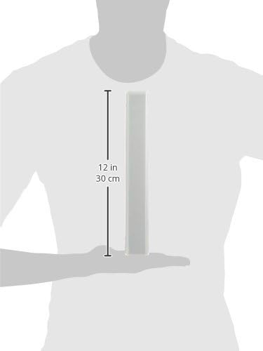 3-Ring Binder, 1-Inch, Customizable, with Pockets for Organization, White, 1-Pack