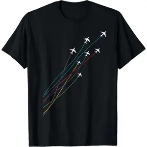 Pilot Commercial Passenger Airplanes Aeroplanes Airline Gift Unisex T-Shirt
