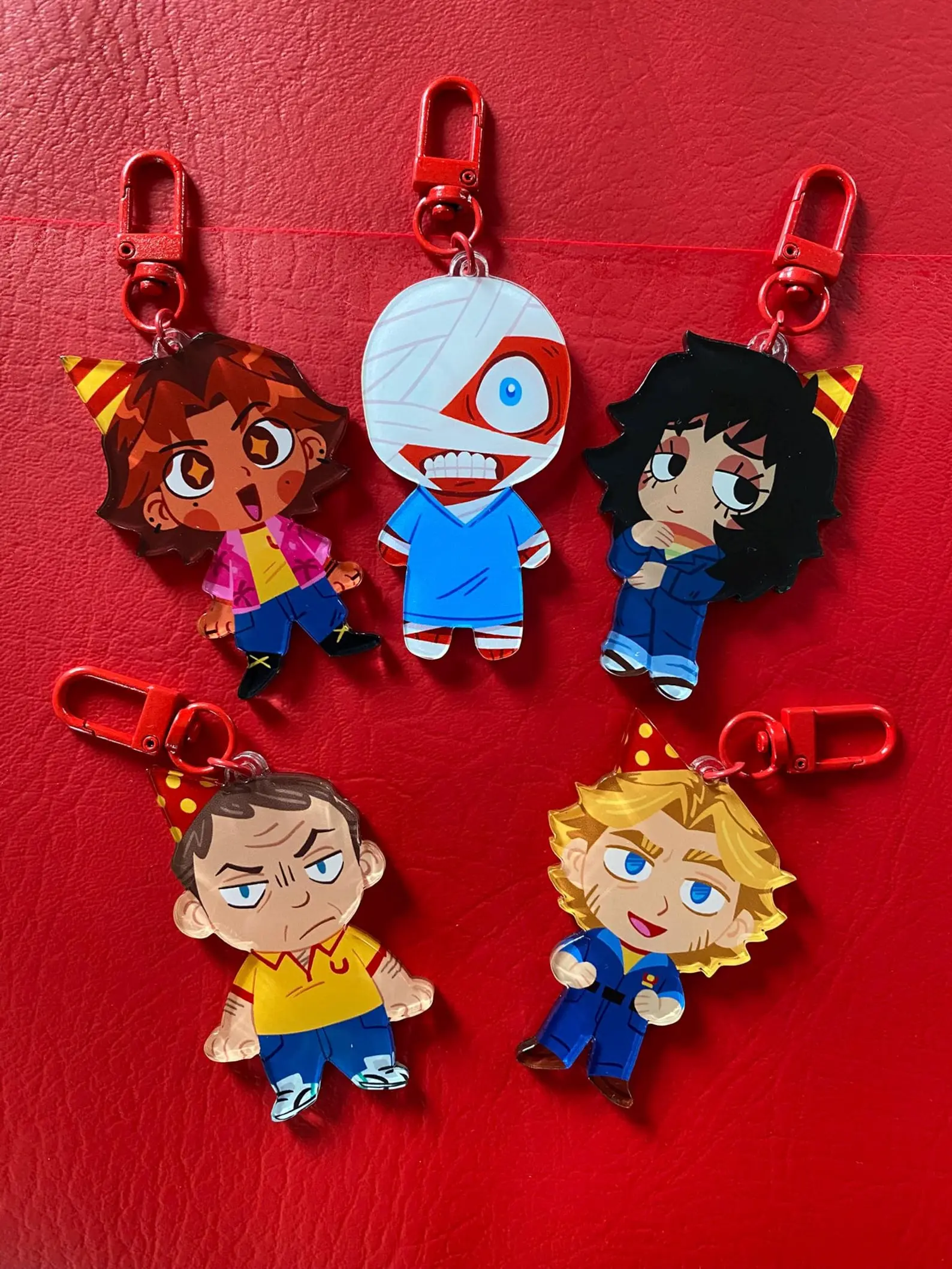 Mouthwashing crew Keychains