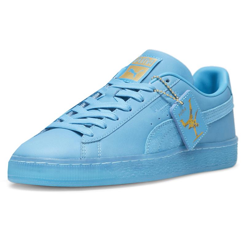 PUMA Mens Suede Op Lace Up Sneakers Shoes Casual - Blue