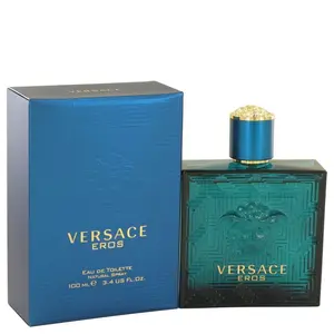 Versace Versace Eros by Versace Eau De Toilette Spray 3.4 oz Versace Versace Eros by Versace Eau De Toilette Spray 3.4 oz
