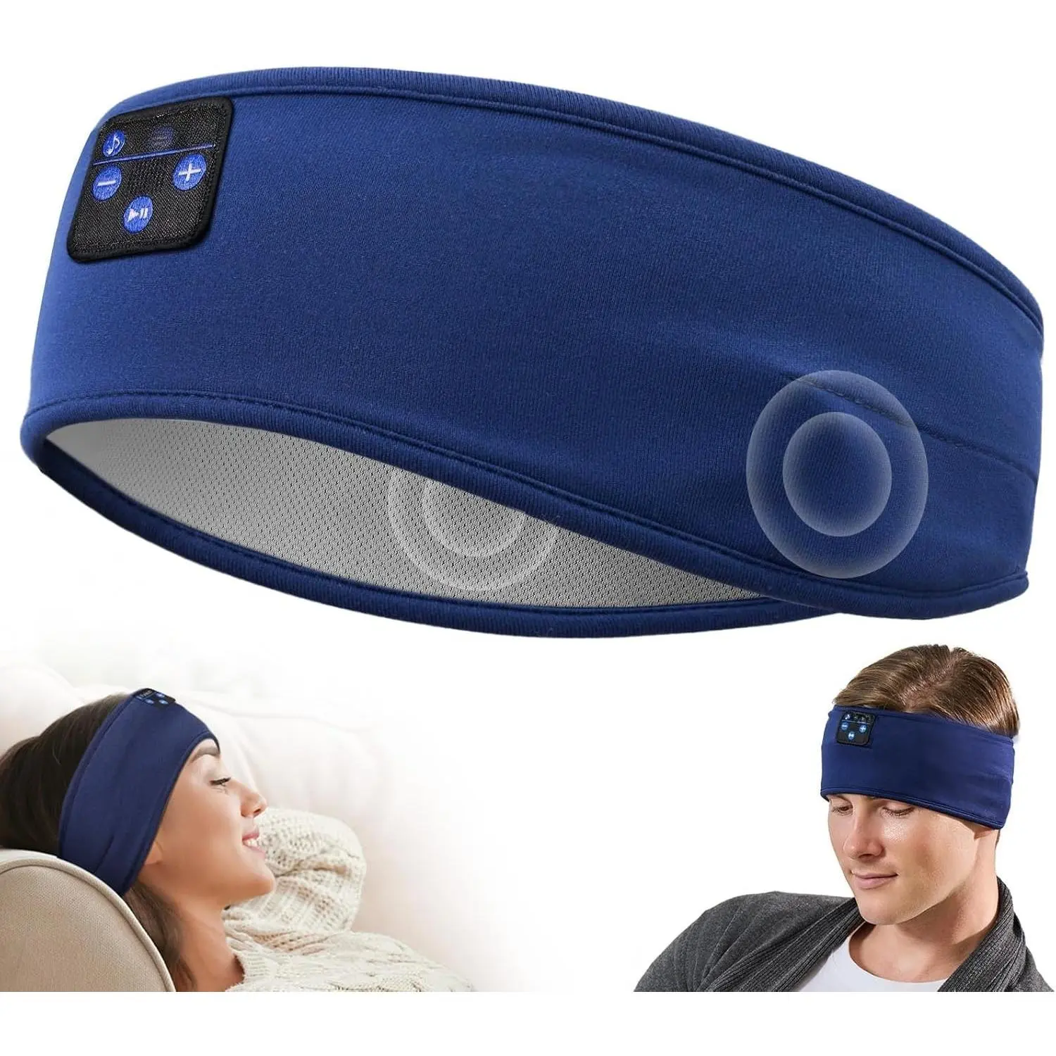L-HPS009  Sleeping Headphones, Sleep Headphones Headband, Women Men Sport Headband, Long Time Play Headphone Band with Built in Speakers, Perfect for Workout, Running, Yoga, Travel, Meditation