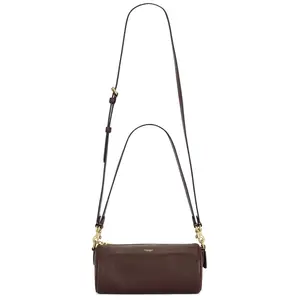 Coach Natural Grain Leather Barrel Bag in Maple