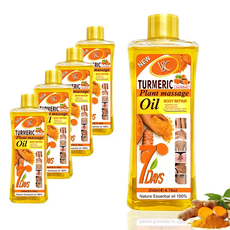 Turmeric Oil, Facial and Body Massage Oil, Winter Facial Moisturizing Massage Oil, Winter Body Care Oil, Top Choice for Spa Massage Oil, Suitable for All Skin Types