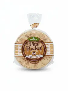 Phoenicia Pita Pocket Fresh Whole Wheat Bread, Medium 8pcs, 11oz, (312g)