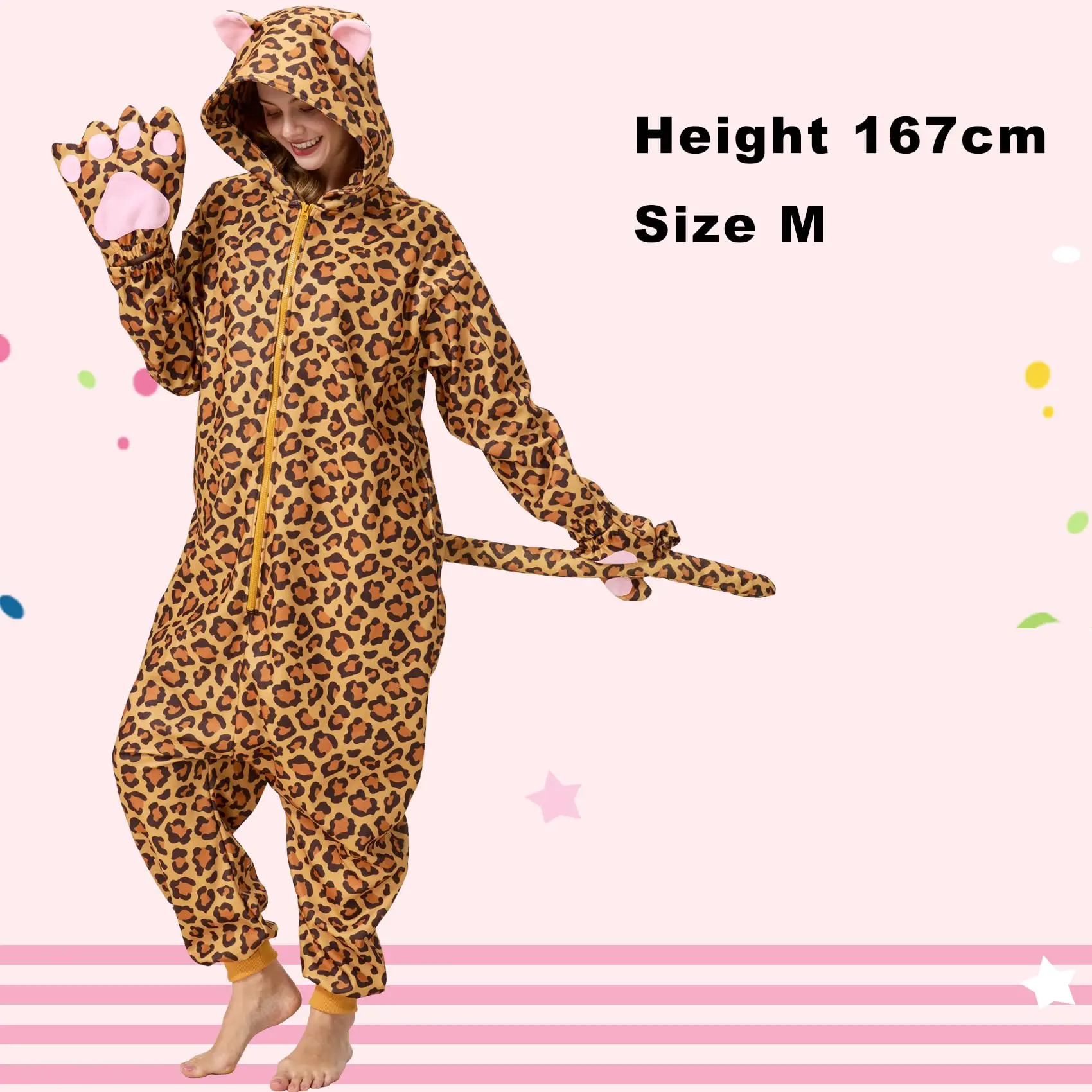 Cheetah onesie pajamas, Halloween costume animal one-piece cosplay suit for women and men, American flag overalls robe Unisex Dragon halter wide leg jumpsuit stylish loungewear sexy