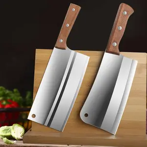 Stainless Steel Wooden Handle Kitchen Knife