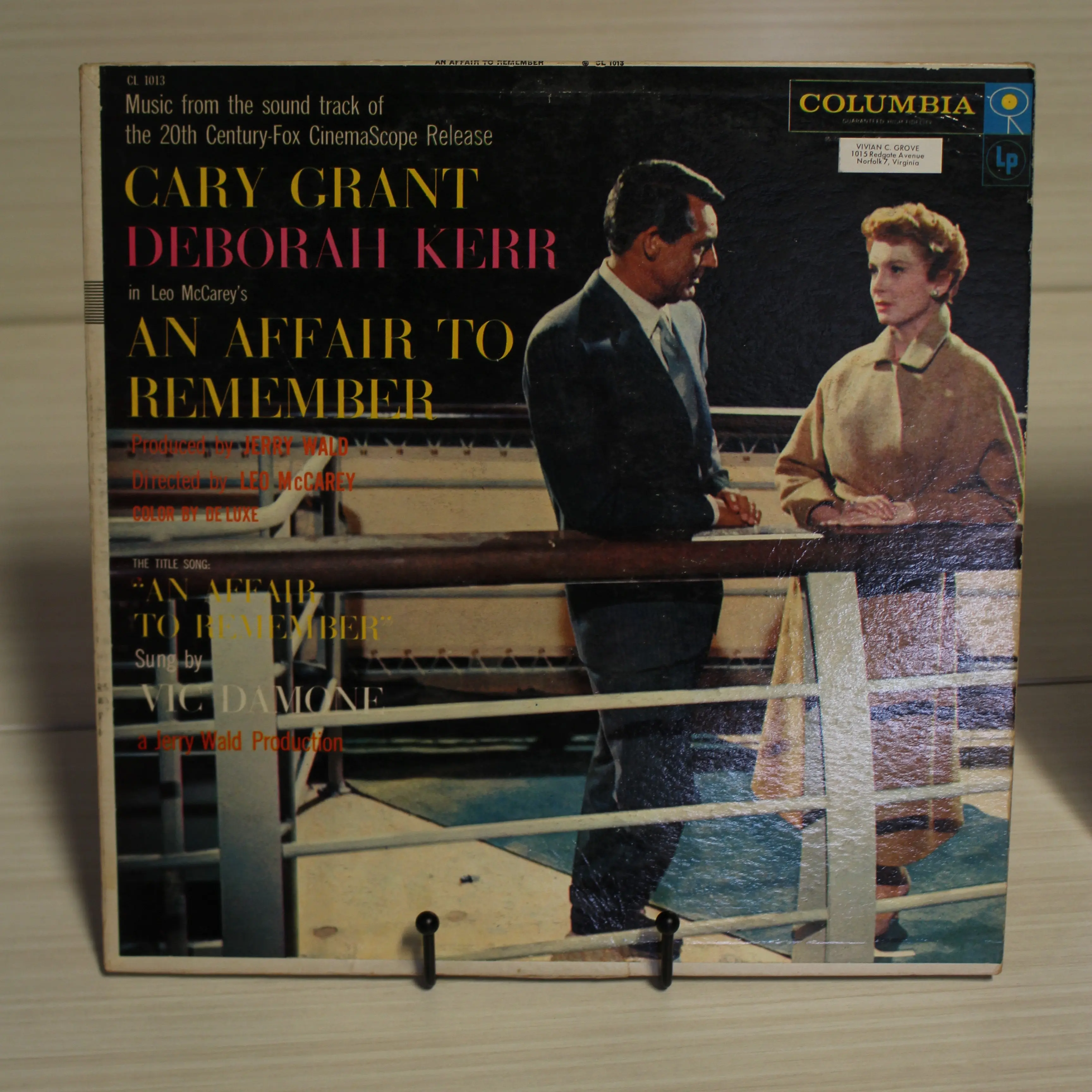 Various - An Affair To Remember (1957, Columbia) VG+/VG+