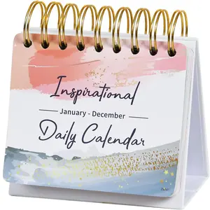 Motivational & Inspirational Daily Calendar Daily Flip Calendar with Inspirational Quotes, Undated Perpetual Office Desk Decor, Gifts
