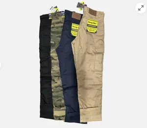 Men’s Winter thermal insulation work cargo pants, stretch Comfort
