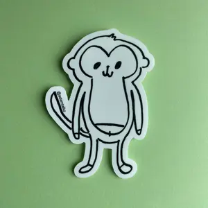 Monkey Sticker