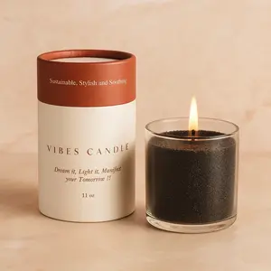 Vibes Pearled Candle Seduction - 11 OZ | Black Pearled Candle for Romance, Luxury Ambiance & Manifestation Rituals