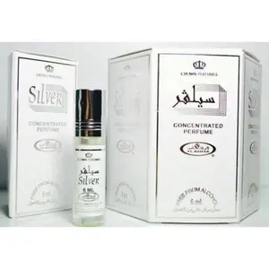 Silver-6ml (.2oz) Roll-on Perfume Oil by Al-Rehab (Box of 6)