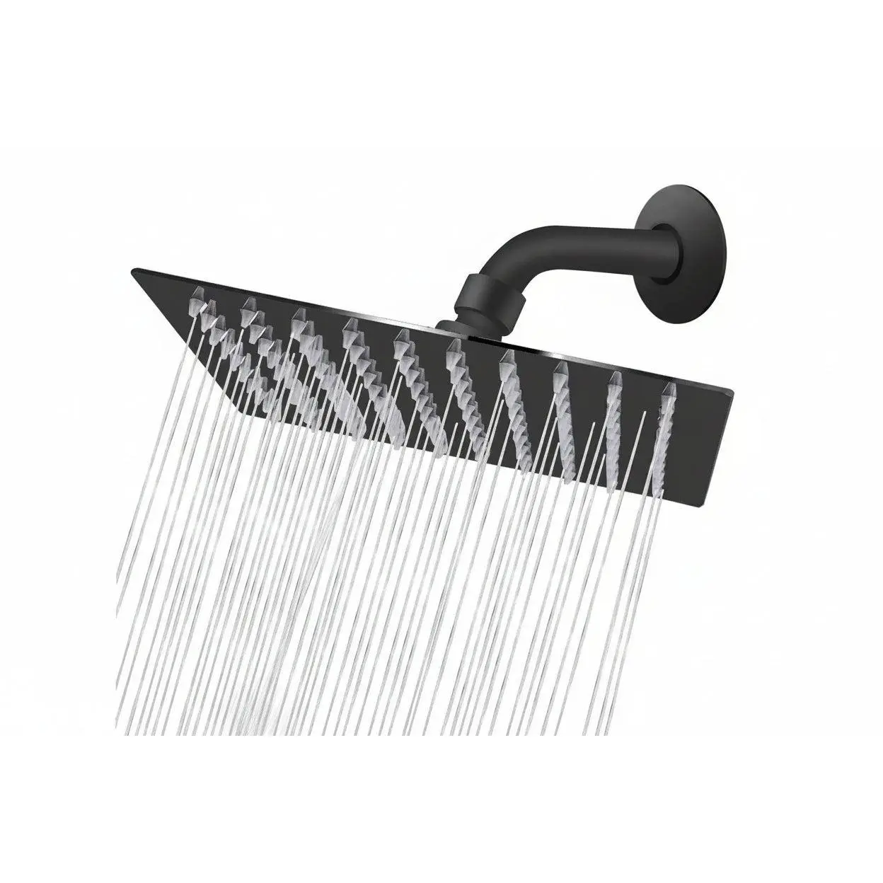 US Warehouse Stock 12 inch Square Water Saving Bathroom Top Rainfall Shower Head