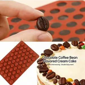 55-piece coffee bean chocolate mold DIY baking tools creative resin mold jelly pudding mold homemade candy mold