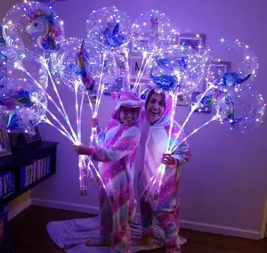 5x LED Globos - Perfect for Parties and Celebrations - Durable and Long-Lasting - Remote Control Included