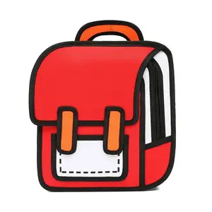 3d Cartoon Backpack for school kids & adults