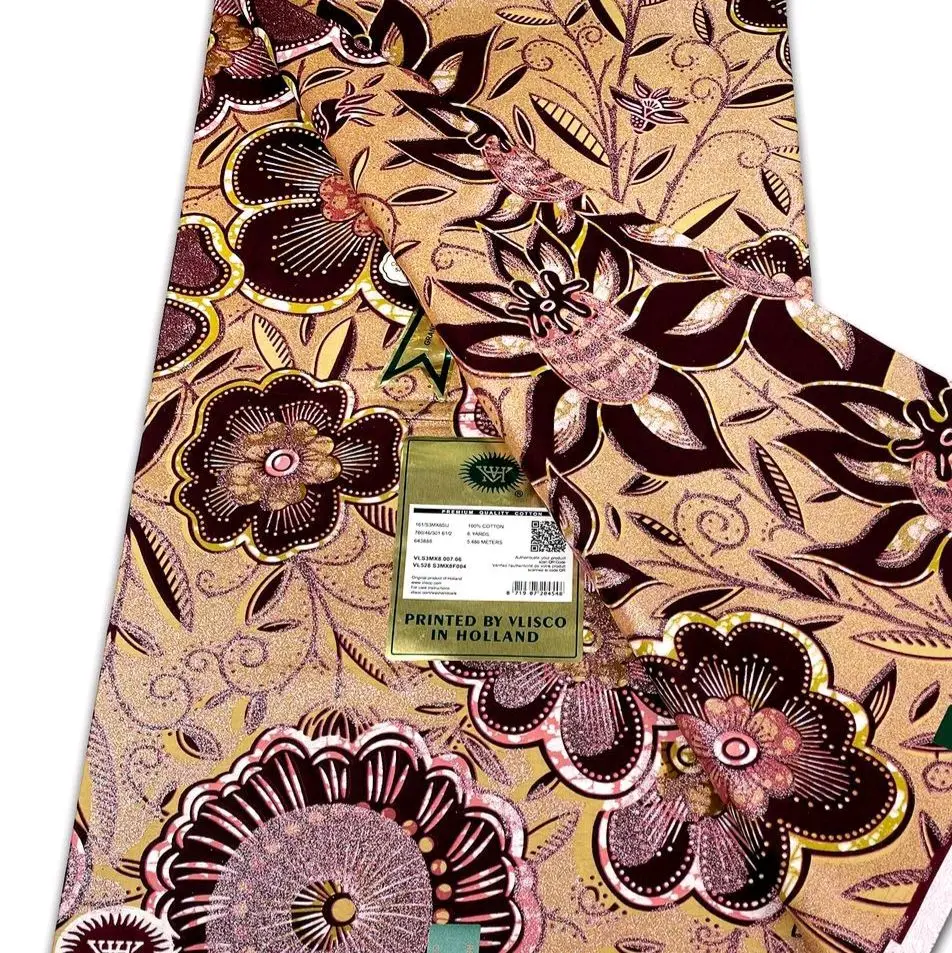 Authentic Grand Super Wax 100%Cotton 6yards