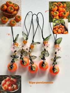 [NEW] Cute Fruit Beaded Phone Strap | Multi-use Camera & Water Bottle Strap