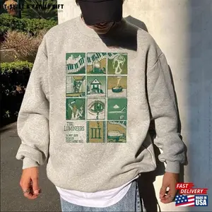 Retro Vtg Lumineers Tour Music T-Shirt Band Fan Shirt Sweatshirt