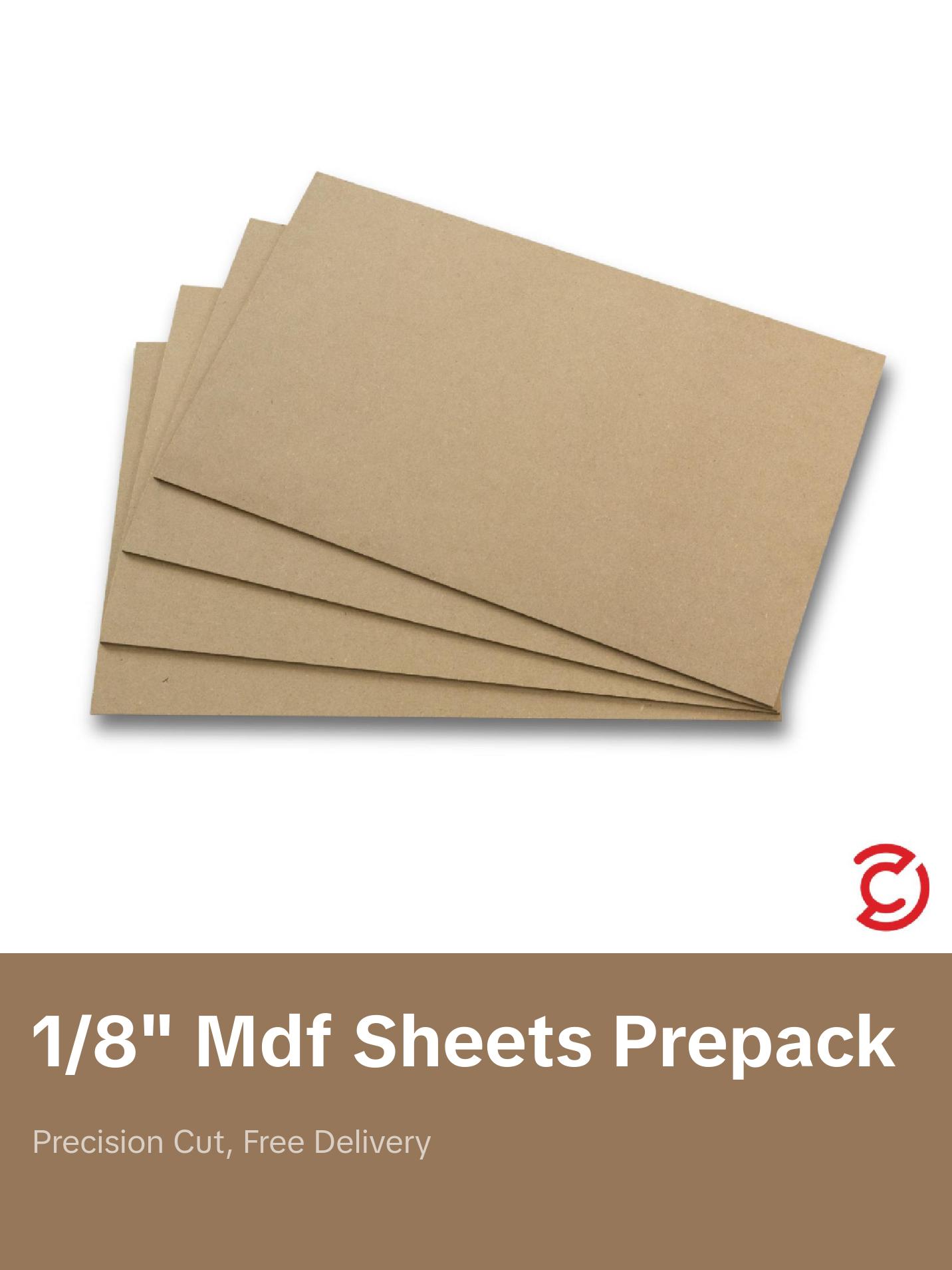 1/8" MDF Pack (Free Shipping) 1/8" MDF Pack (Free Shipping)