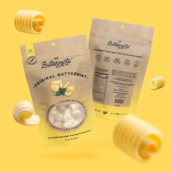 Buttermints Original | Butter Mints Yellow Gold Candy Soft Butter Taste | Unexpectedly Scrumptious