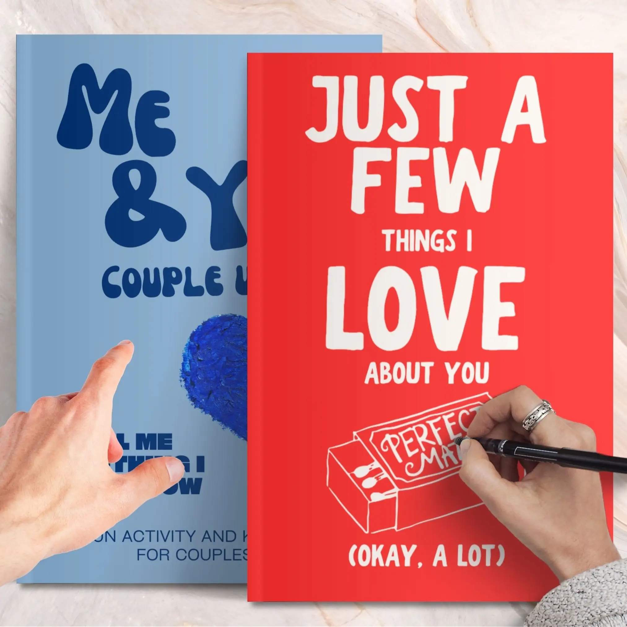 2 PACK BUNDLE: Me & You: Couple Up! Tell Me Something I Don't Know and Just A Few Things I Love About You (Okay, A Lot), Date Night Activity & Romanti