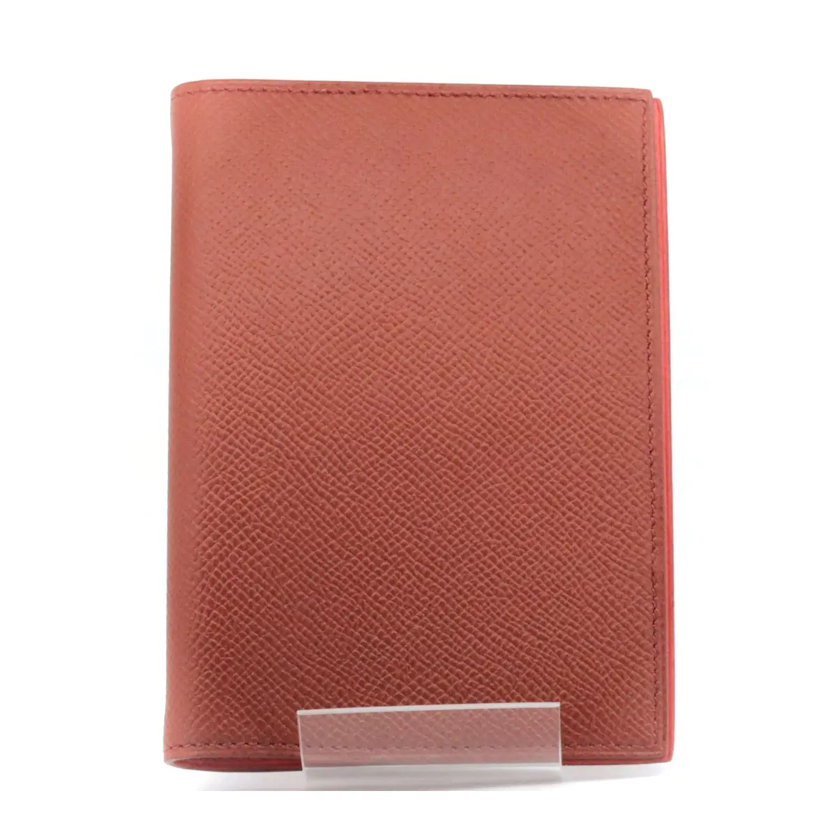 Pre-owned HERMÈS Calfskin Small Leather Goods Hermes Leather Notebook Cover