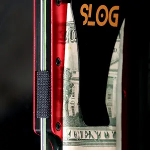 SLOG Titanium Metal RFID Blocking Men's Wallet