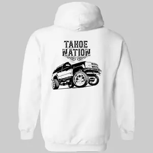 Chevy Tahoe Nation 2 Door OBS Shirt, Old Body Style Hoodie T-Shirt Sweatshirt 2 Sided