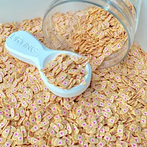 5MM/10MM Heart Bandaid, Medical Polymer Clay Sprinkle (NOT EDIBLE)