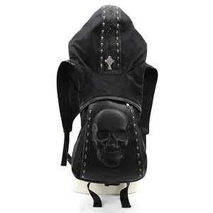 Skull Hoodie Backpack