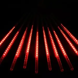 8 Tubes Snowfall 50cm - Red