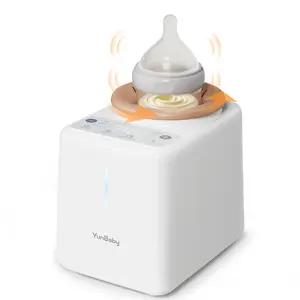 YunBaby Waterless Baby Bottle Shaker and Warmer, Fast Heating & Automatic Mixing for Formula, Adjustable Temperature, Quiet, Easy to Clean, Fits All Bottles