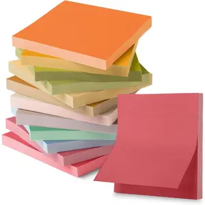- Sticky Notes, 3"x3", 12 Pads, 720 Sheets, Autumn Carnival Color , Sticky Notes Bulk, Self-Stick Note Pads,  for Office, School, , Study & Organization