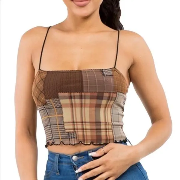 Patchwork Print Top