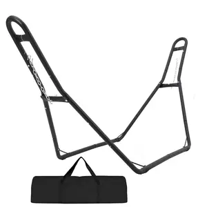 Gaomon Heavy Duty 2-Person Universal Hammock Stand with Steel Frame & Triangular Base, 550 Lbs Capacity, Supports 2, Fits 9-14ft Hammocks, Adjustable Portable Outdoor Stand with Chain, Hook, Carrying Bag
