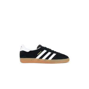 adidas Originals Gazelle Indoor in Core Black, White, & Gum 2