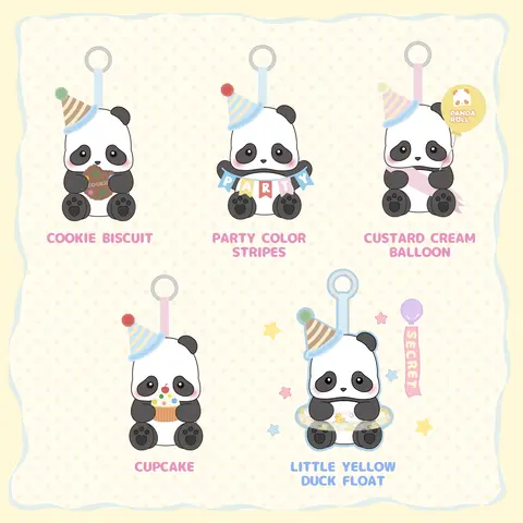 52TOYS Panda Roll Party Series Stuffed Animal Plush Toy with Soft and Adorable Design, Perfect for Cuddling, Display, and Unique Posing, Ideal Gift for Panda Enthusiasts
